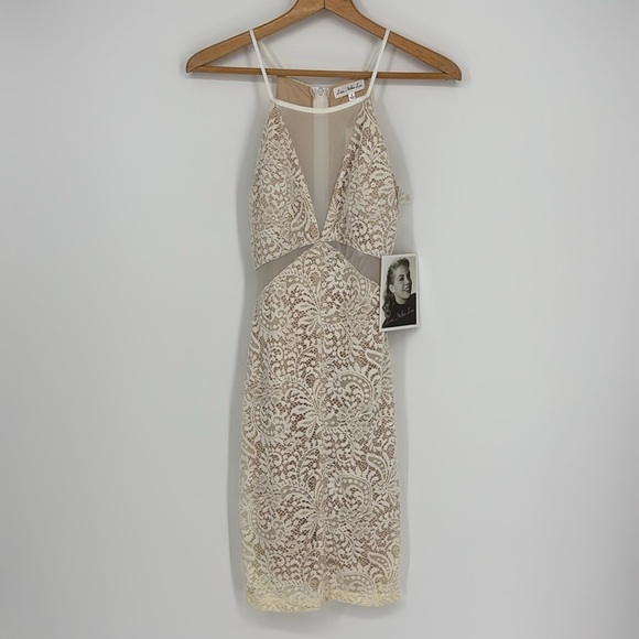 Love, Nickie Lew Lace Bodycon Midi Dress - Picture 4 of 16